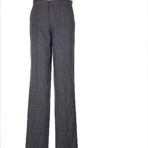 Chaiken Wool Blend Wide Leg Medium Rise Casino Pants Trousers 10
